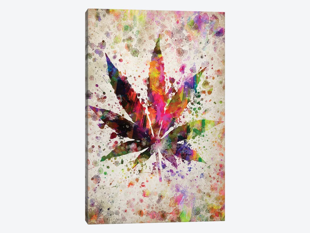 Marijuana by Aged Pixel 1-piece Canvas Wall Art