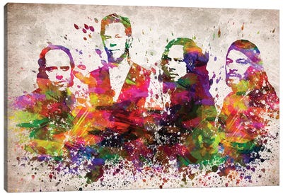 Metallica Canvas Art Print - Aged Pixel