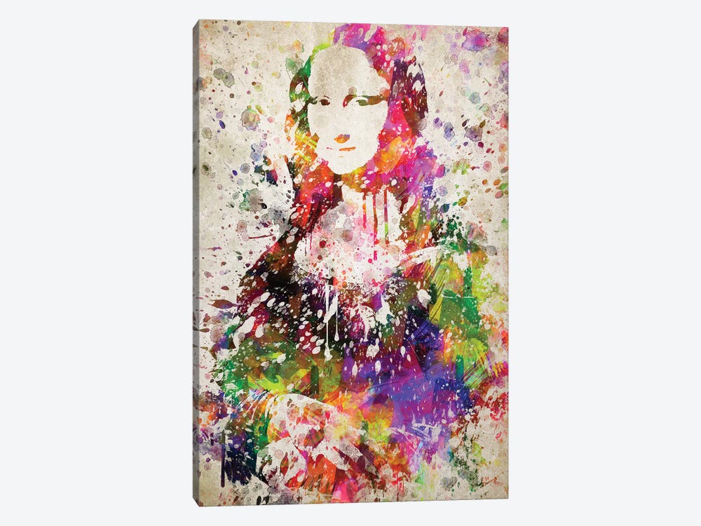 Mona Lisa by Aged Pixel 1-piece Canvas Wall Art