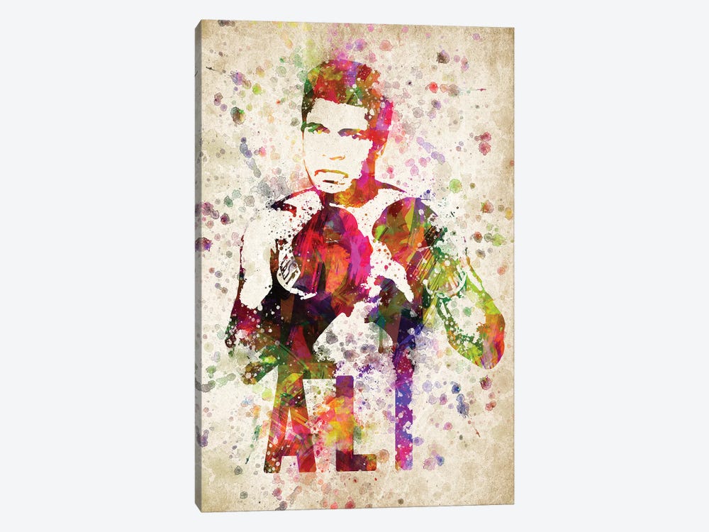 Muhammad Ali by Aged Pixel 1-piece Art Print