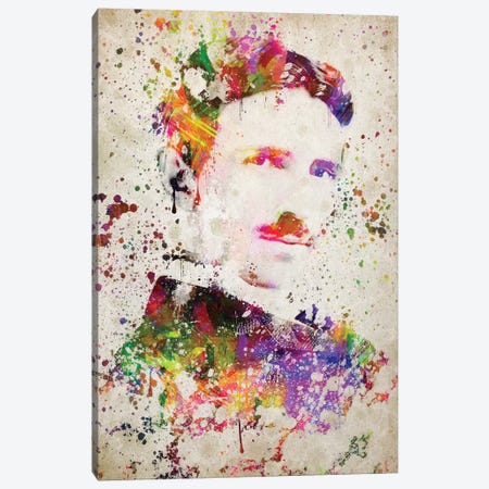 Nikola Tesla Canvas Print #ADP3054} by Aged Pixel Canvas Print
