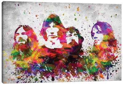 Pink Floyd Canvas Art Print - Eighties Nostalgia Art