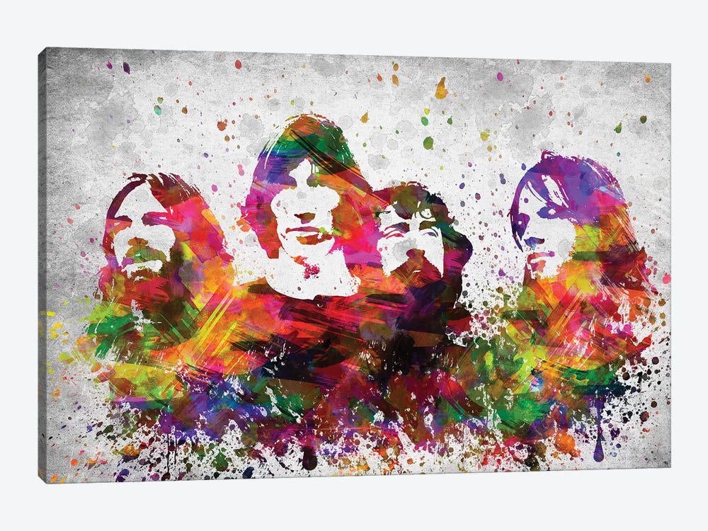Pink Floyd by Aged Pixel 1-piece Canvas Art Print