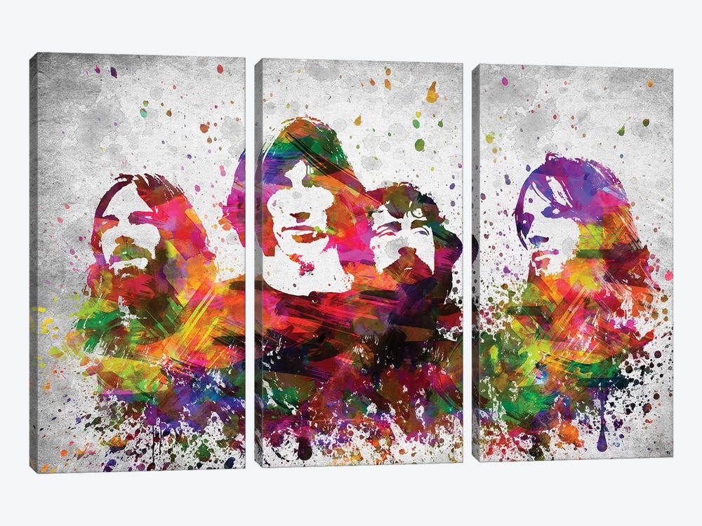 Pink Floyd by Aged Pixel 3-piece Canvas Print