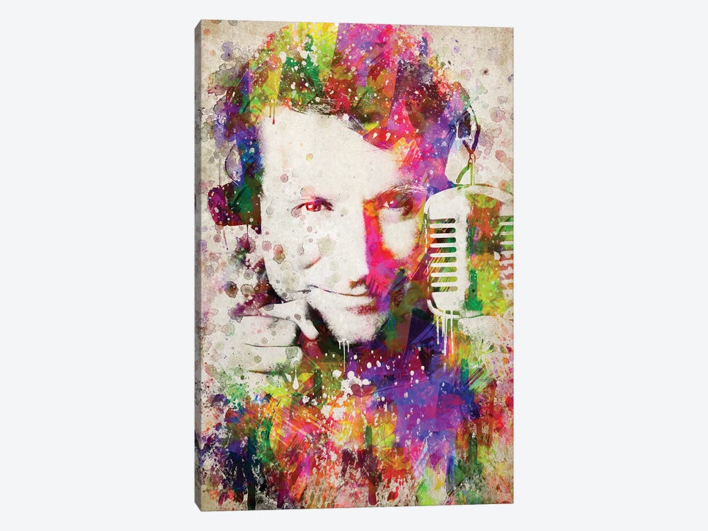 Robin Williams by Aged Pixel 1-piece Canvas Wall Art
