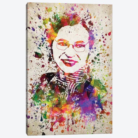 Rosa Parks Canvas Print #ADP3111} by Aged Pixel Art Print