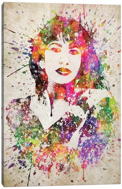 Selena Canvas Art Print - Pop Culture Art