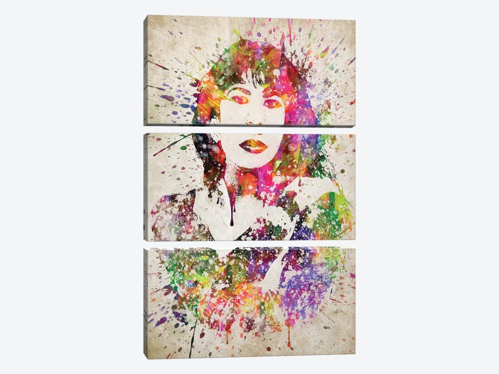 Selena by Aged Pixel 3-piece Canvas Art