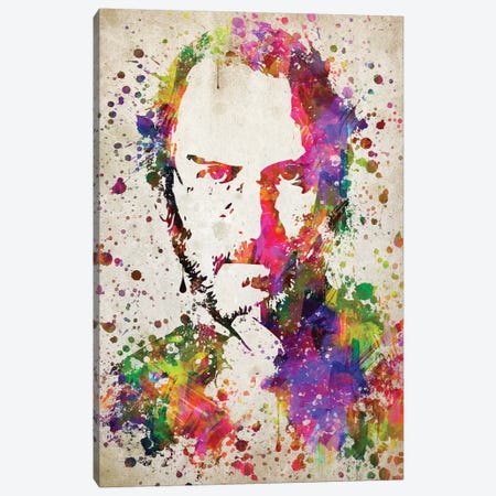 Steve Jobs Canvas Print #ADP3123} by Aged Pixel Canvas Wall Art