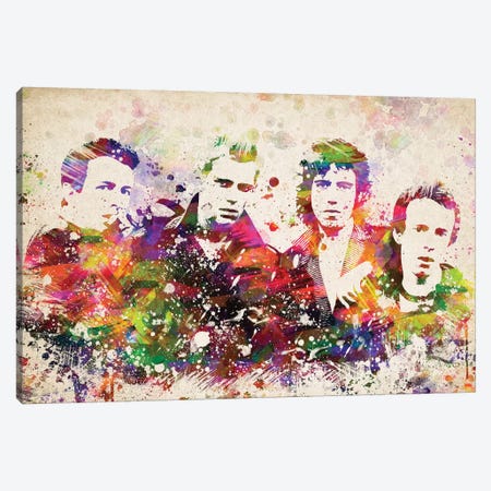 The Clash Canvas Print #ADP3129} by Aged Pixel Canvas Wall Art