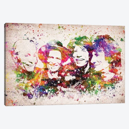 The Rolling Stones Canvas Print #ADP3134} by Aged Pixel Canvas Art