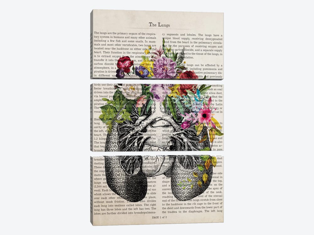 The Lungs by Aged Pixel 3-piece Art Print