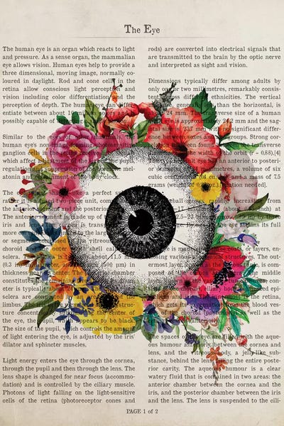 The Eye by Aged Pixel framed canvas print