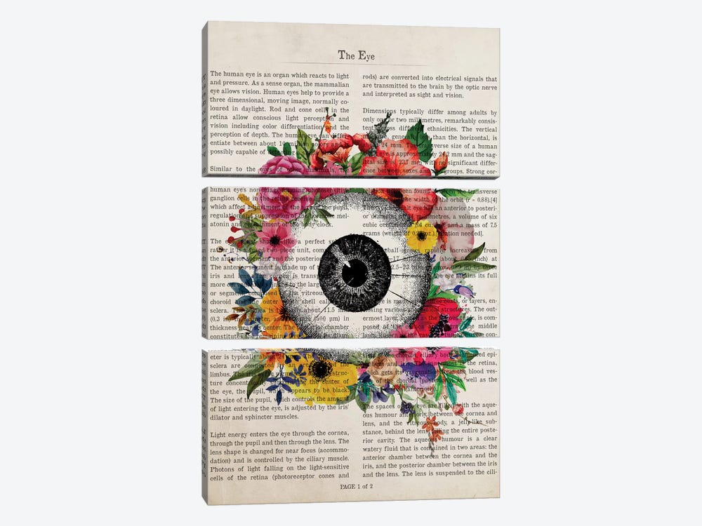 The Eye by Aged Pixel 3-piece Canvas Art Print