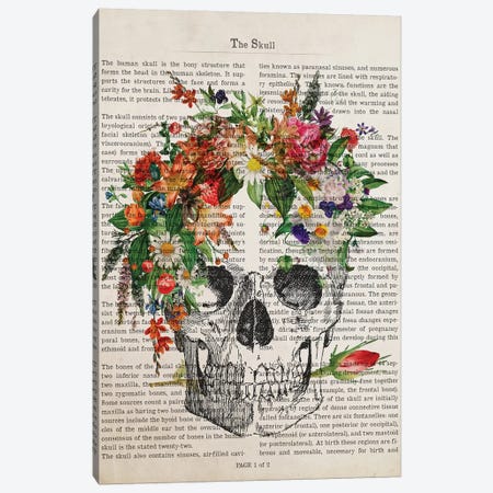 The Skull Canvas Print #ADP3224} by Aged Pixel Canvas Artwork