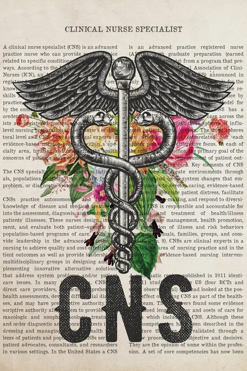 CNS, Clinical Nurse Specialist With Flowers