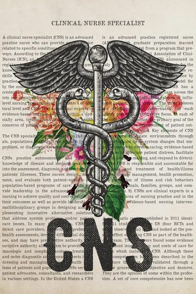 CNS, Clinical Nurse Specialist With Flowers