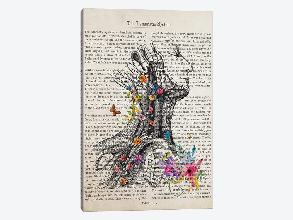 The Lymphatic System by Aged Pixel 1-piece Canvas Print