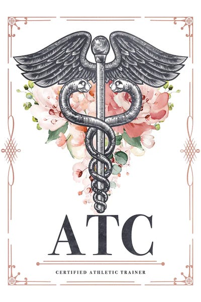 ATC With Flowers by Aged Pixel canvas print