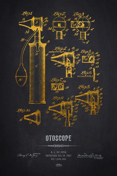 Otoscope Patent Print
