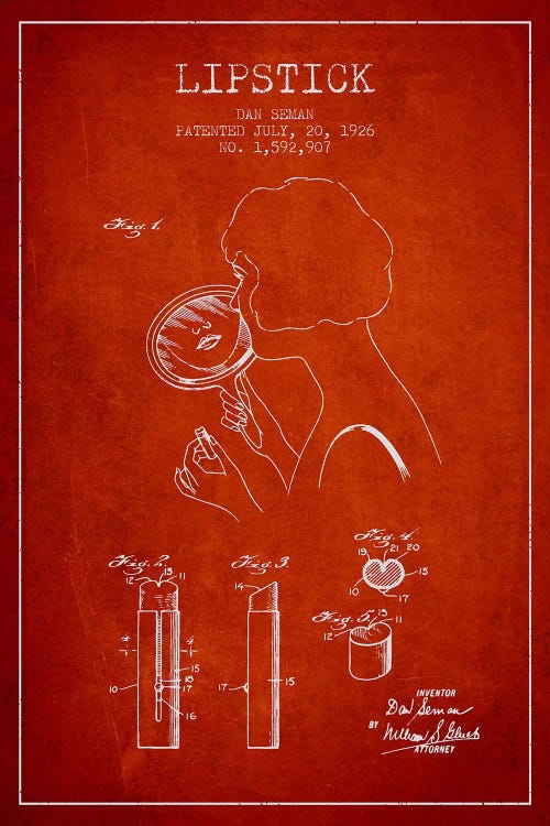 Lipstick Red Patent Blueprint