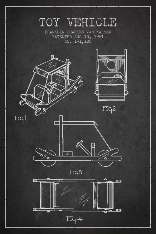 Flinstone Dark Patent Blueprint