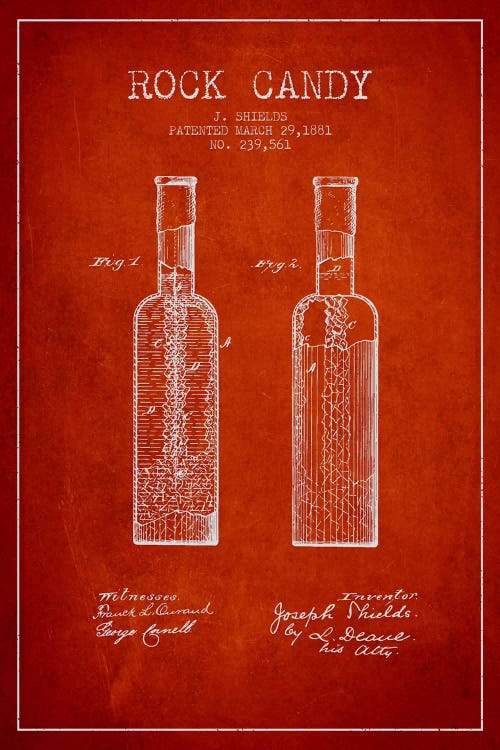 Rock Candy Red Patent Blueprint