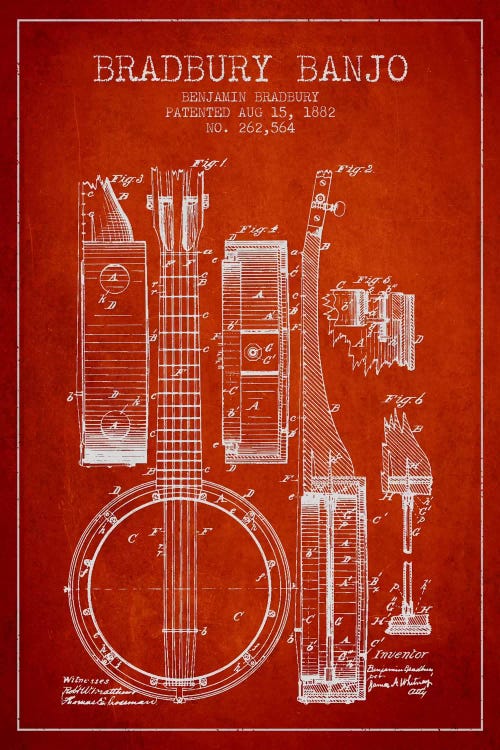 Banjo Red Patent Blueprint