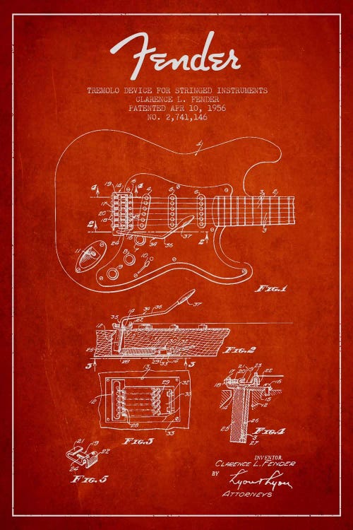 Tremolo Red Patent Blueprint