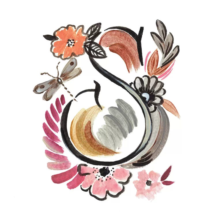 Monogram S (III) by Ani Del Sol wall art
