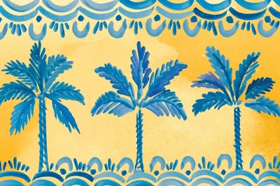 Sunny Palms by Ani Del Sol canvas print