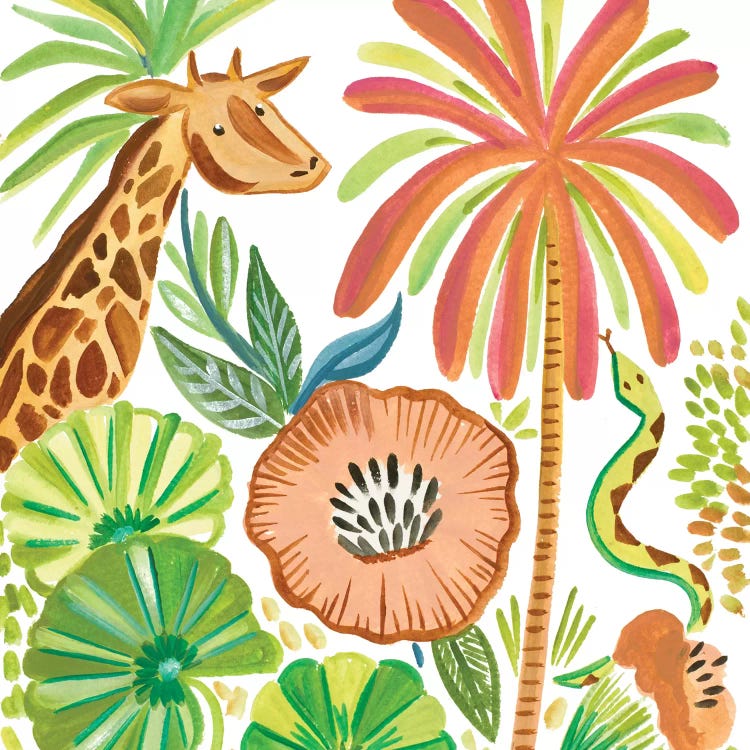 Tropical Wildlife I by Ani Del Sol wall art