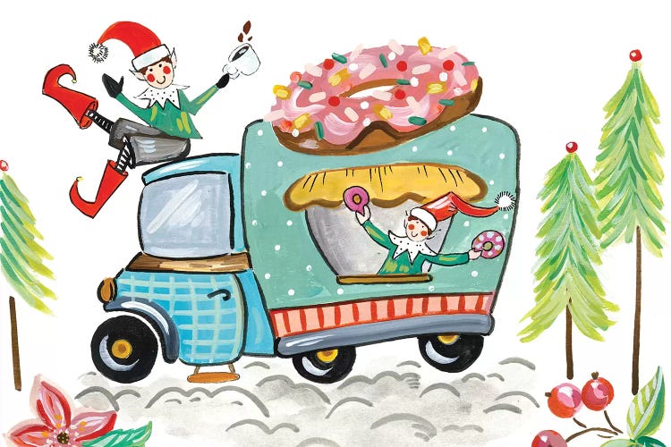 Donut Elves by Ani Del Sol wall art