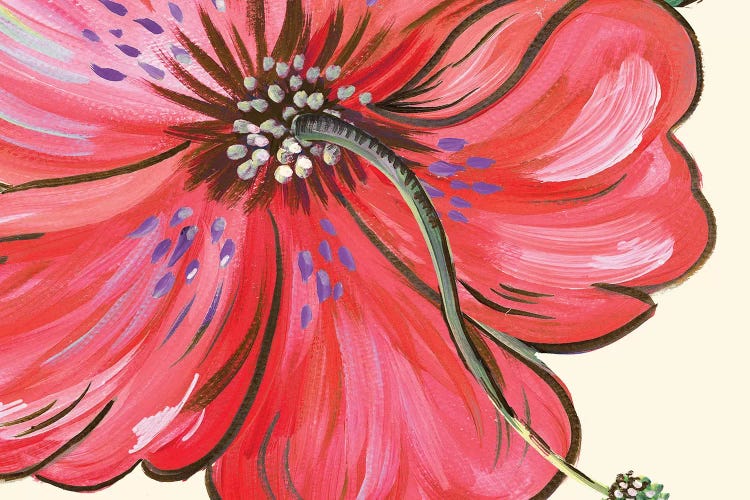 Vibrant Tropical Flower by Ani Del Sol wall art