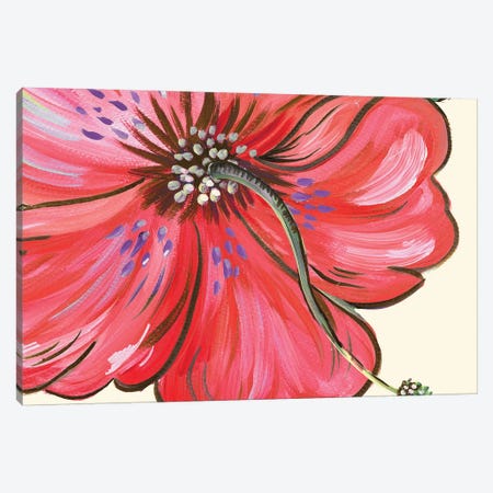 Vibrant Tropical Flower Canvas Print #ADS29} by Ani Del Sol Art Print