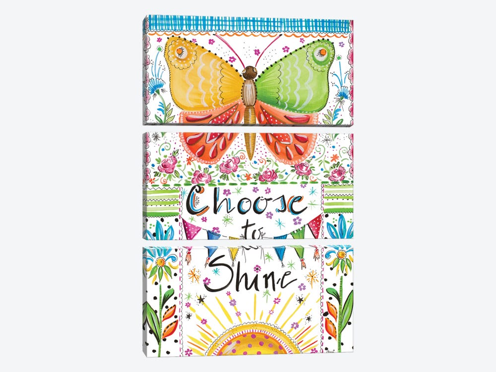 Choose to Shine by Ani Del Sol 3-piece Art Print