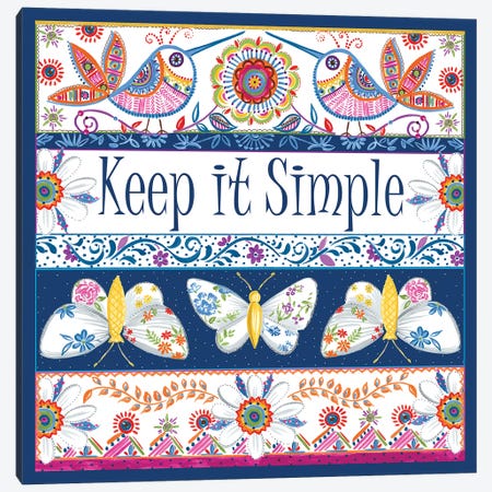 Keep it Simple Canvas Print #ADS8} by Ani Del Sol Canvas Art