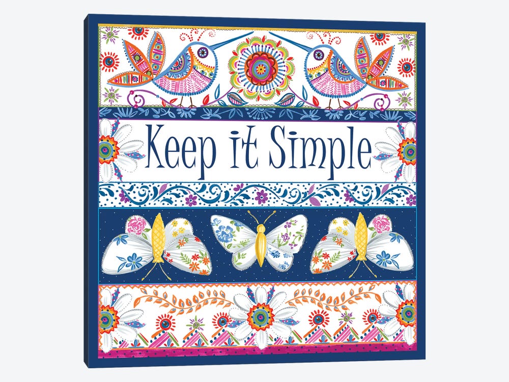 Keep it Simple by Ani Del Sol 1-piece Art Print