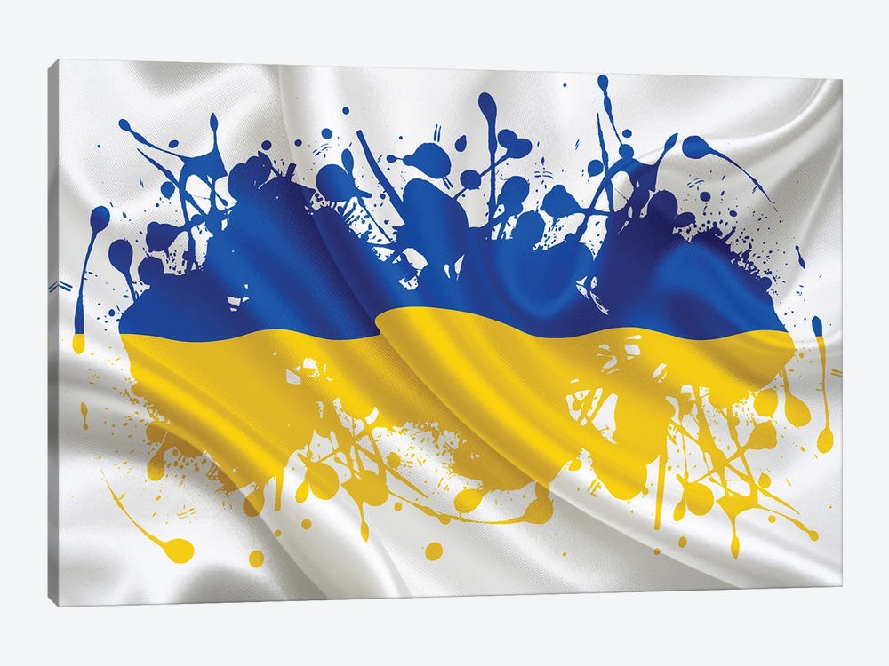 Ukraine Stain by Alessandro Della Torre 1-piece Canvas Wall Art