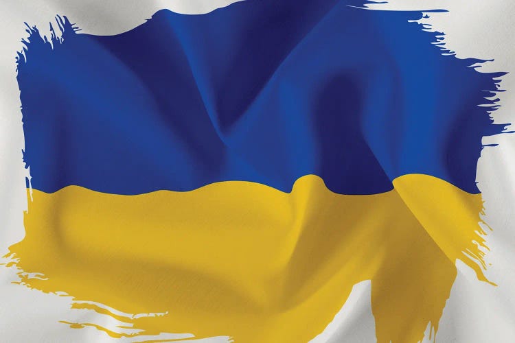 Ukrainian Stain On White