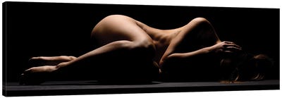 Clarissa Laying Down Naked Canvas Art Print - Alessandro Della Torre