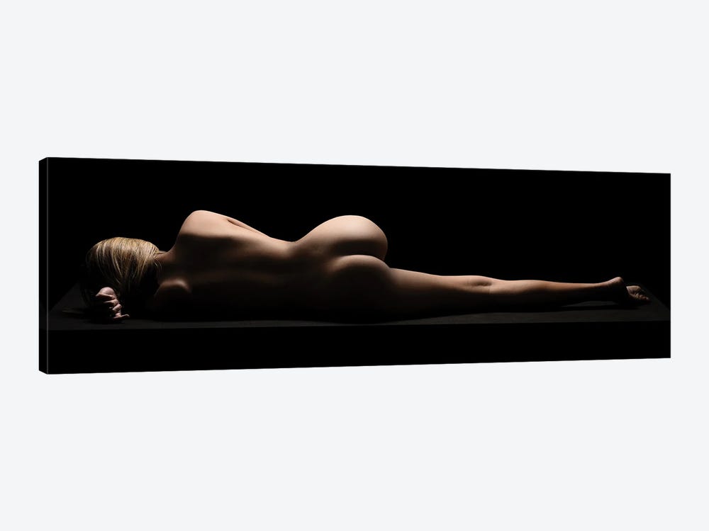 Naked Woman Laying With Perfect Body by Alessandro Della Torre 1-piece Canvas Print