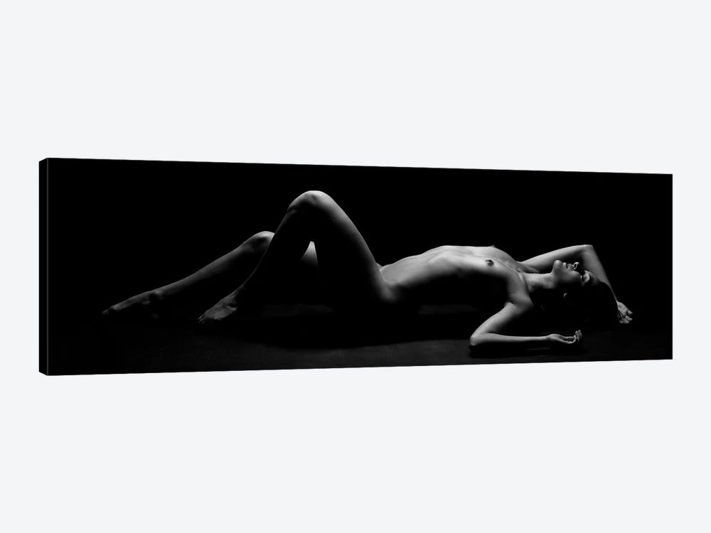 Young Woman Laying Down Nude by Alessandro Della Torre 1-piece Canvas Art Print