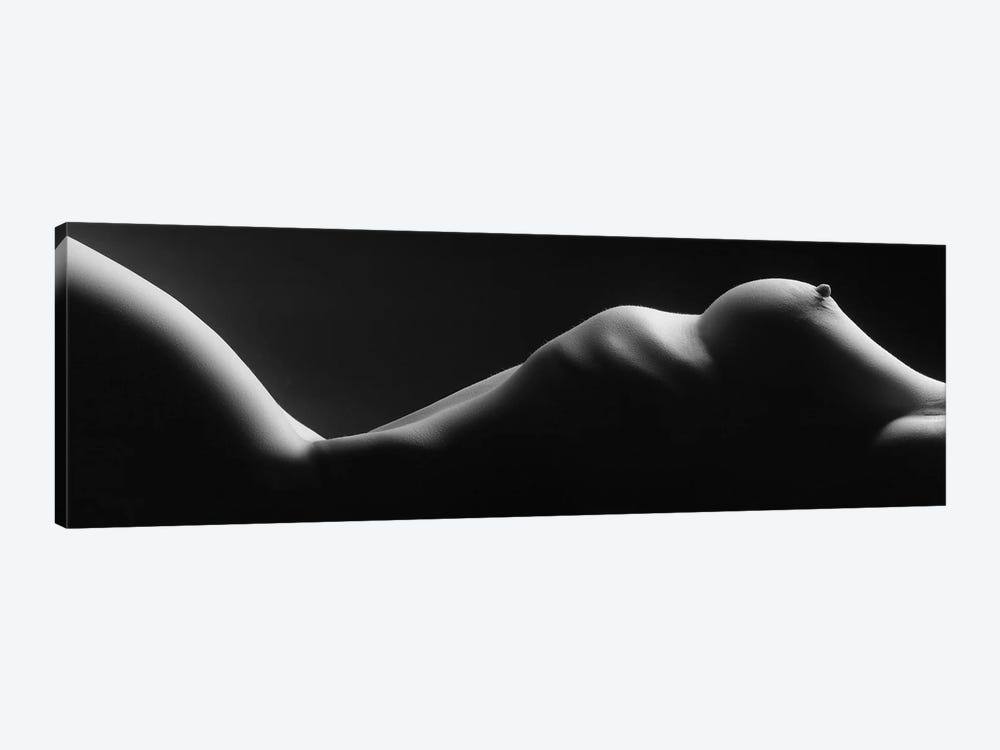 Nude Breast And Waist In A Bodyscape by Alessandro Della Torre 1-piece Canvas Print