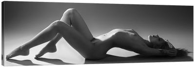 Elegant Nude Woman Canvas Art Print - Alessandro Della Torre
