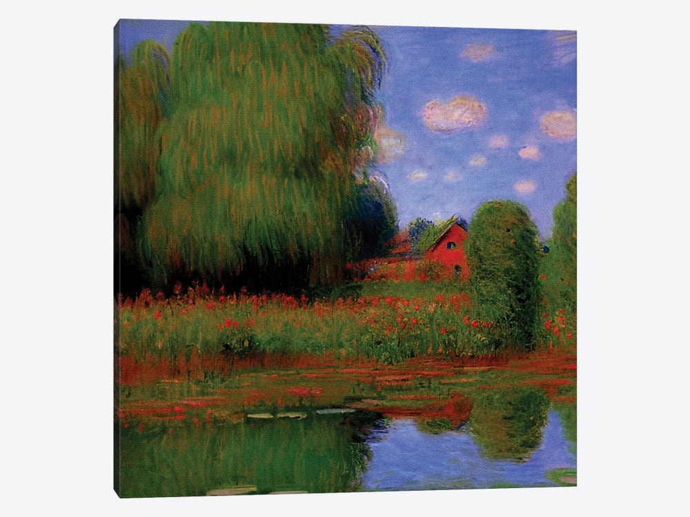 Tribute To Monet by Alessandro Della Torre 1-piece Canvas Artwork