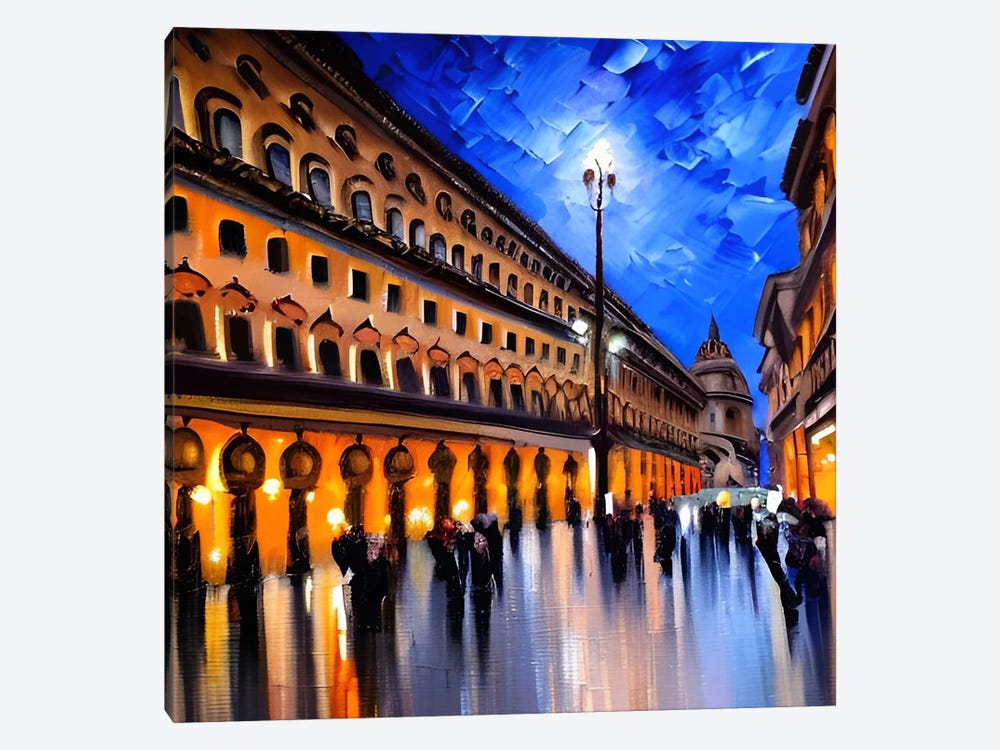 Corso Vittorio Emanuele, Milan, Italy by Alessandro Della Torre 1-piece Canvas Print
