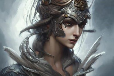 A Female Blizzard by Alessandro Della Torre art print