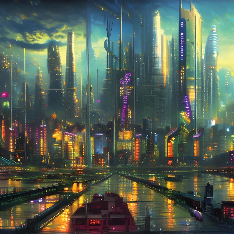 Cyberpunk Dark City