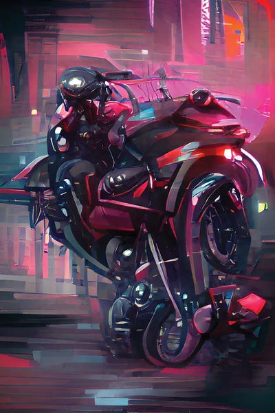 Cyberpunk: Cyberpunk Rider by Alessandro Della Torre